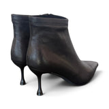 Stivaletto ecopelle nero tacco 70 Uma Parker 