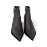 Stivaletto ecopelle nero tacco 70 Uma Parker 