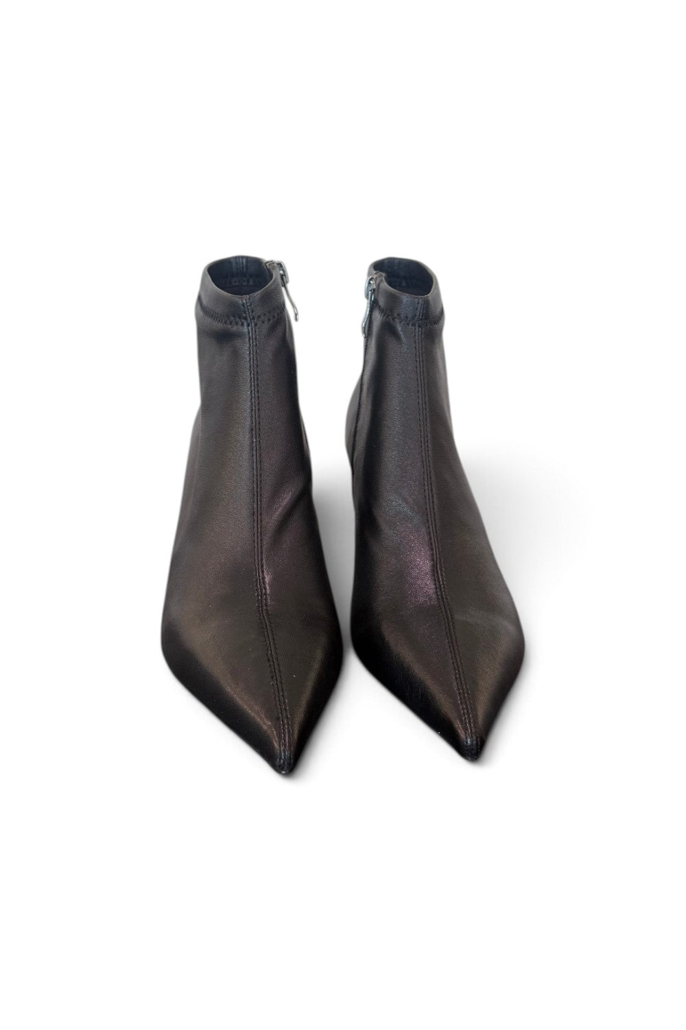 Stivaletto ecopelle nero tacco 70 Uma Parker 