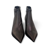 Stivaletto ecopelle nero tacco 70 Uma Parker 
