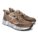 Sneaker Club01 Voile Blanche uomo marrone 