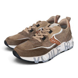 Sneaker Club01 Voile Blanche uomo marrone 
