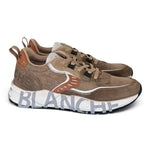 Sneaker Club01 Voile Blanche uomo marrone 