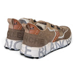 Sneaker Club01 Voile Blanche uomo marrone 