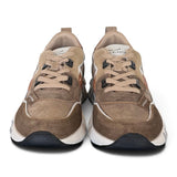 Sneaker Club01 Voile Blanche uomo marrone 