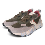 Sneaker Club01 Voile Blanche uomo verde grigio 