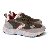 Sneaker Club01 Voile Blanche uomo verde grigio 