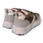 Sneaker Club01 Voile Blanche uomo verde grigio 