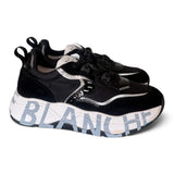 Sneaker Voile Blanche donna Club105 nero 