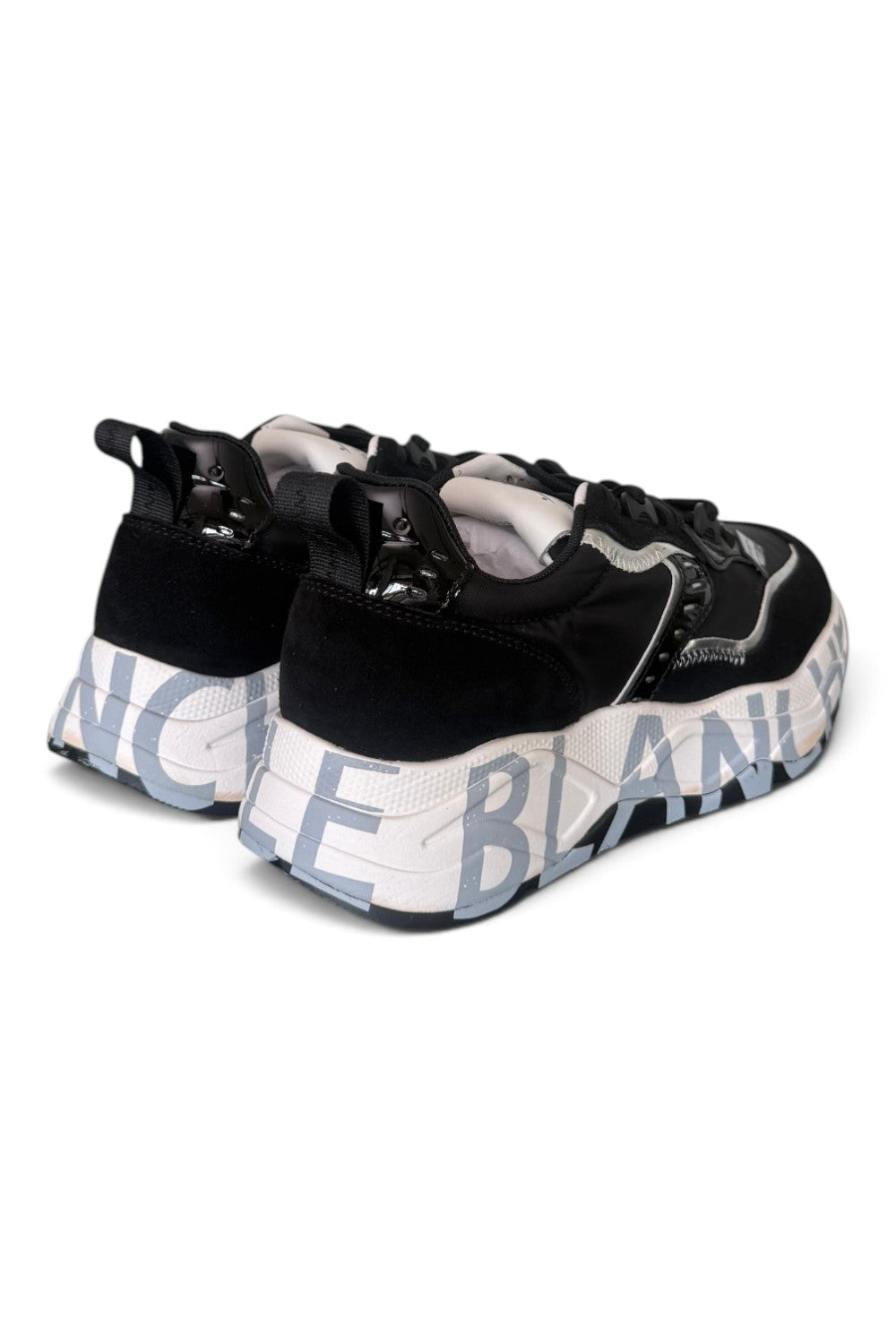 Sneaker Voile Blanche donna Club105 nero 