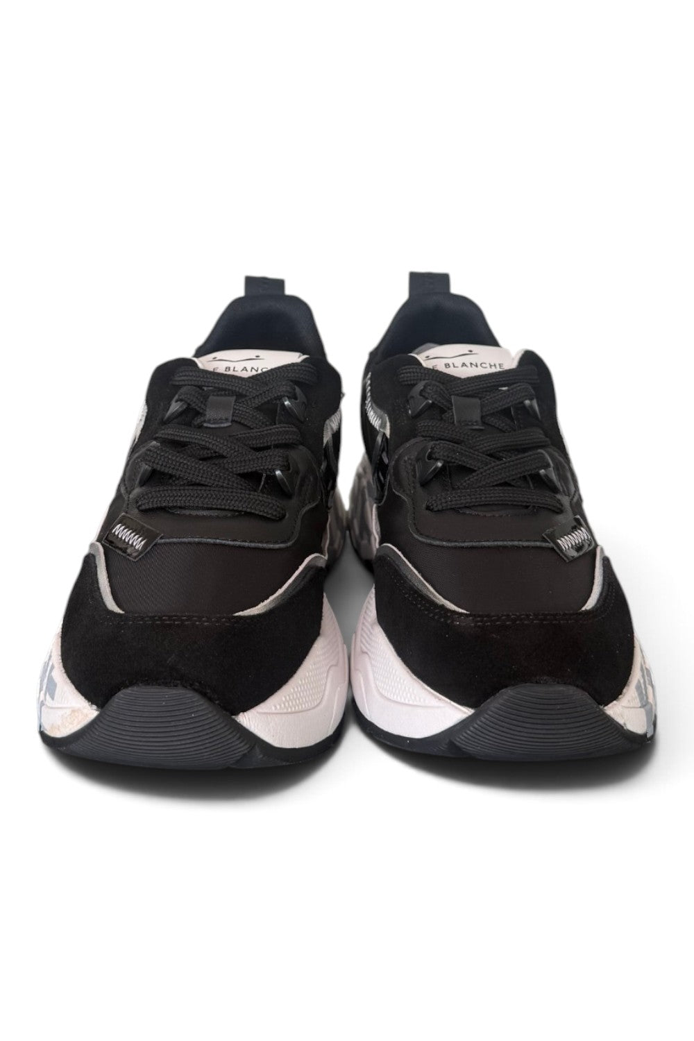 Sneaker Voile Blanche donna Club105 nero 