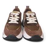 Sneaker Voile Blanche donna Club105 marrone beige oro 