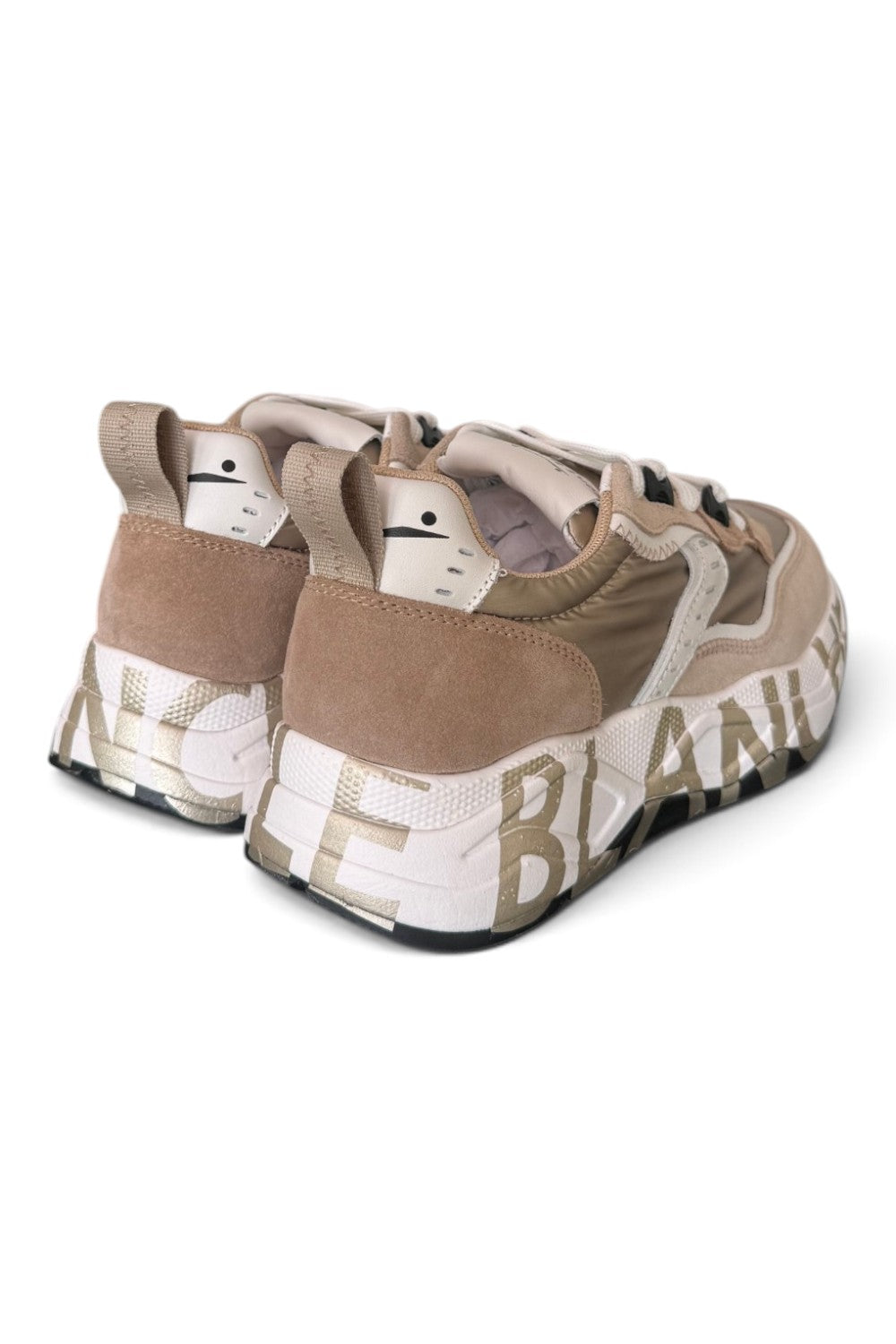 Sneaker Voile Blanche donna Club105 sabbia 