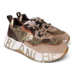 Sneaker Voile Blanche donna Club105 bouclé 