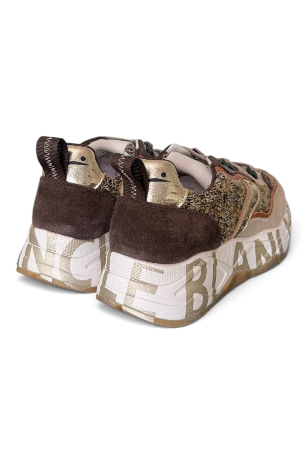 Sneaker Voile Blanche donna Club105 bouclé 
