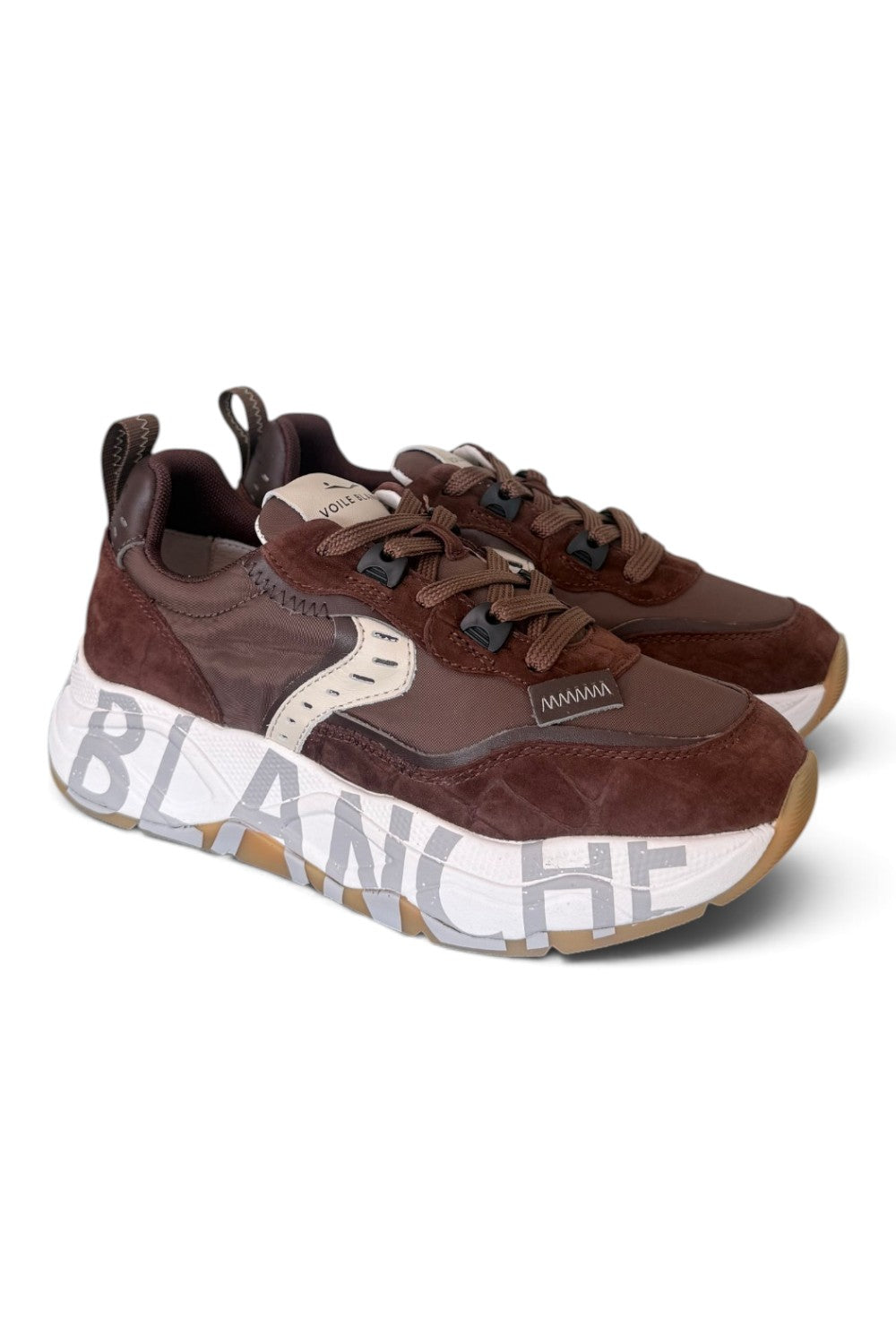 Sneaker Voile Blanche donna Club105 nero 