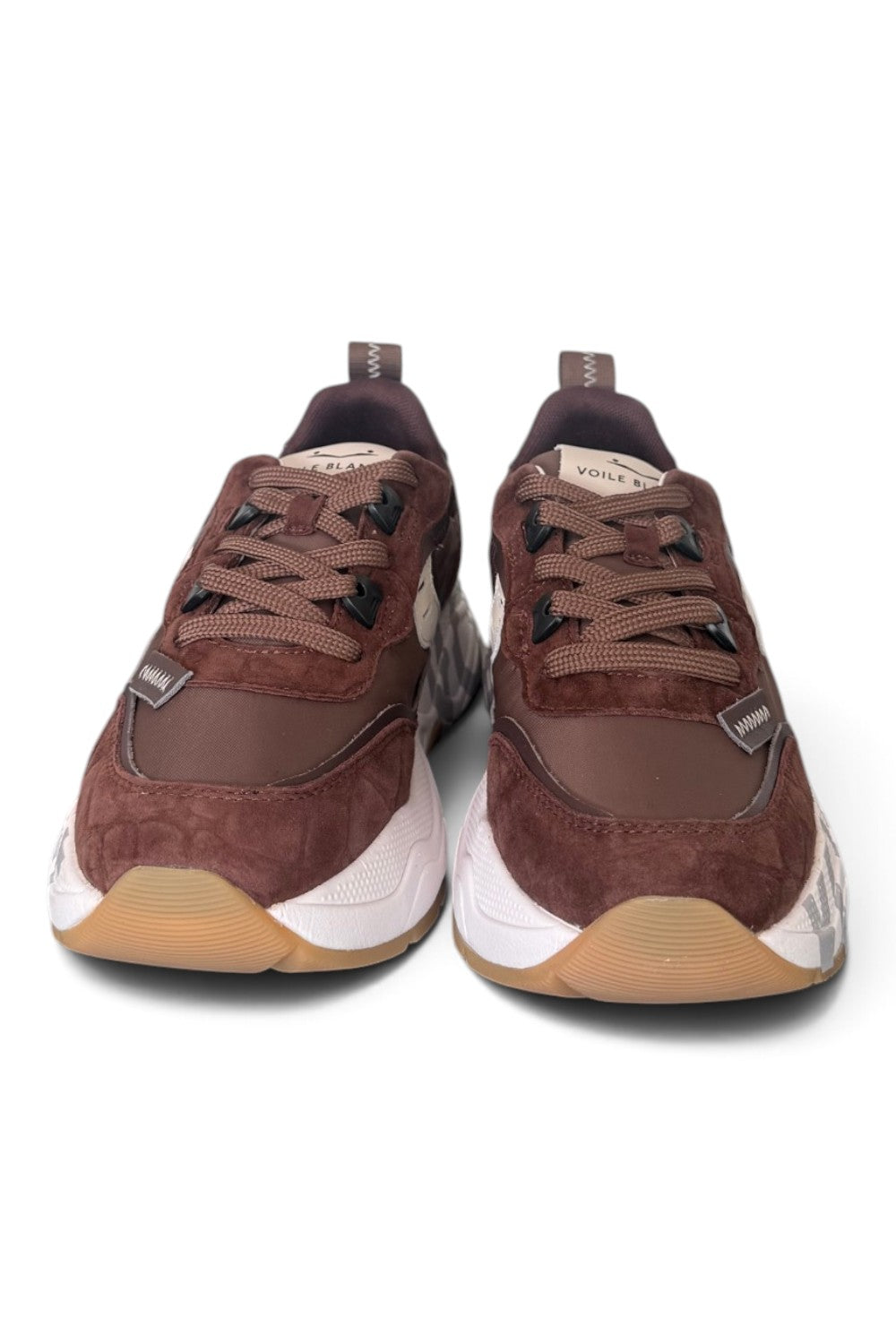 Sneaker Voile Blanche donna Club105 nero 