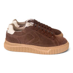 Sneaker Voile Blanche donna Lipari suede moro 