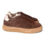 Sneaker Voile Blanche donna Lipari suede moro 