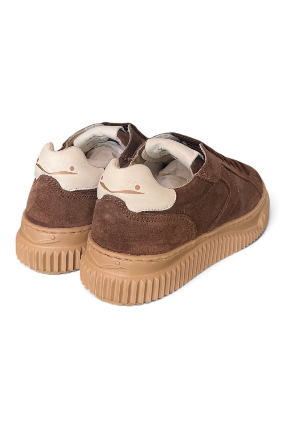 Sneaker Voile Blanche donna Lipari suede moro 