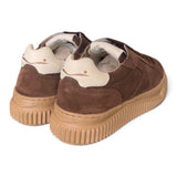 Sneaker Voile Blanche donna Lipari suede moro 