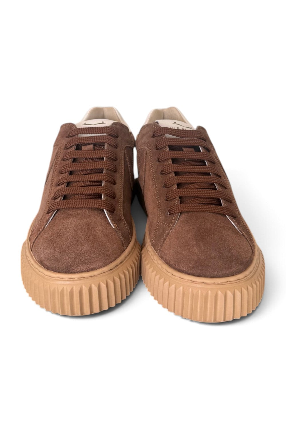 Sneaker Voile Blanche donna Lipari suede moro 