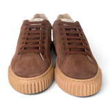 Sneaker Voile Blanche donna Lipari suede moro 