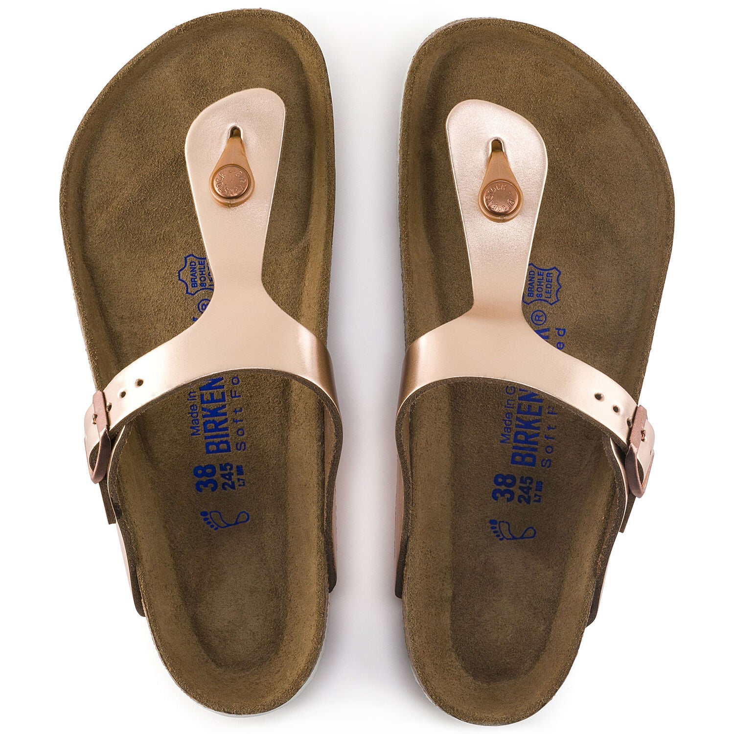 Ciabatta infradito Gizeh birko flor rame Birkenstock 