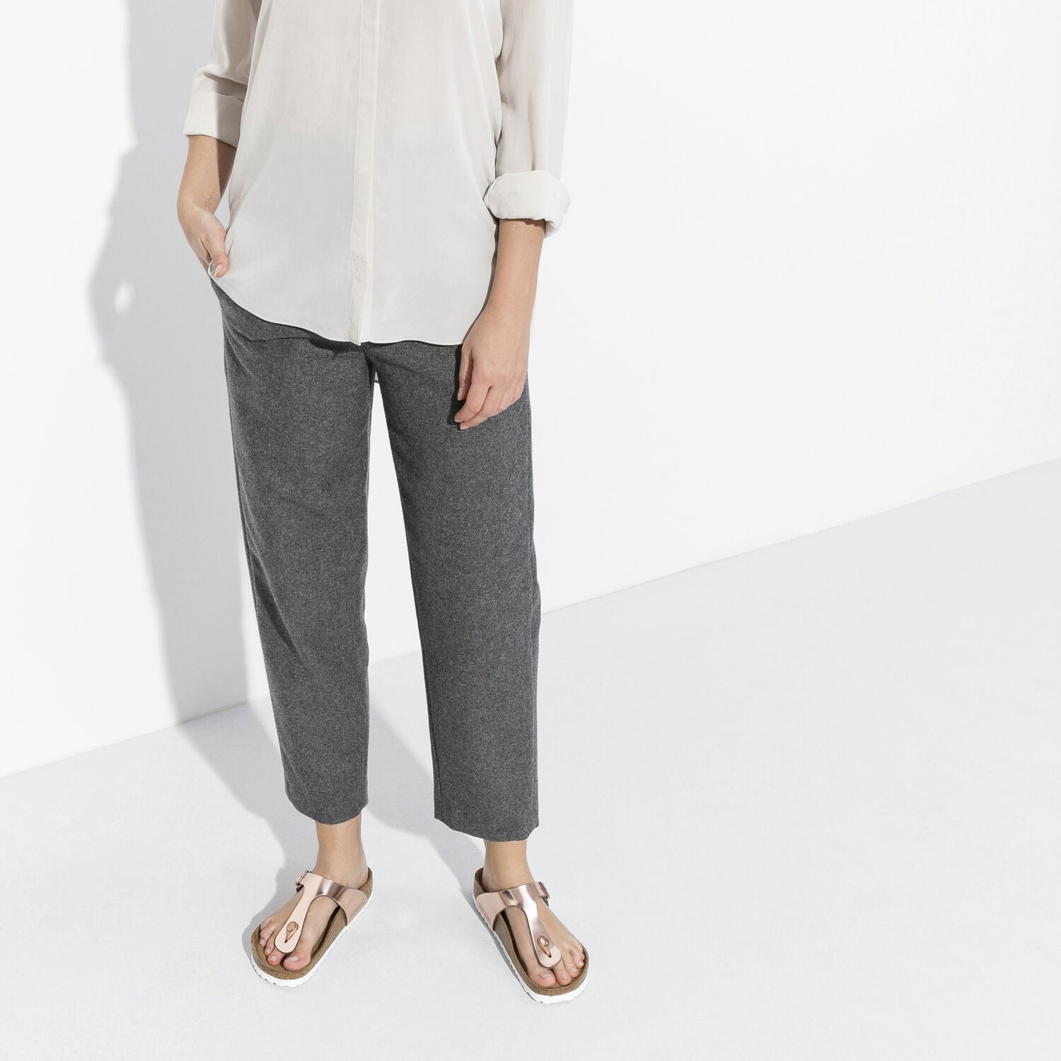 Ciabatta infradito Gizeh birko flor rame Birkenstock 