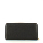 Portafoglio Metallic Soft Zip Around Black<BR/> 