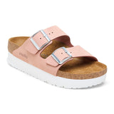 Ciabatta Arizona Papillio birkenstock pink nabuk leahter platform 