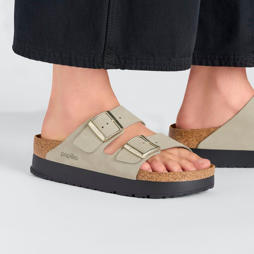 Ciabatta Arizona Papillio birkenstock eucalyptus nabuk leahter 