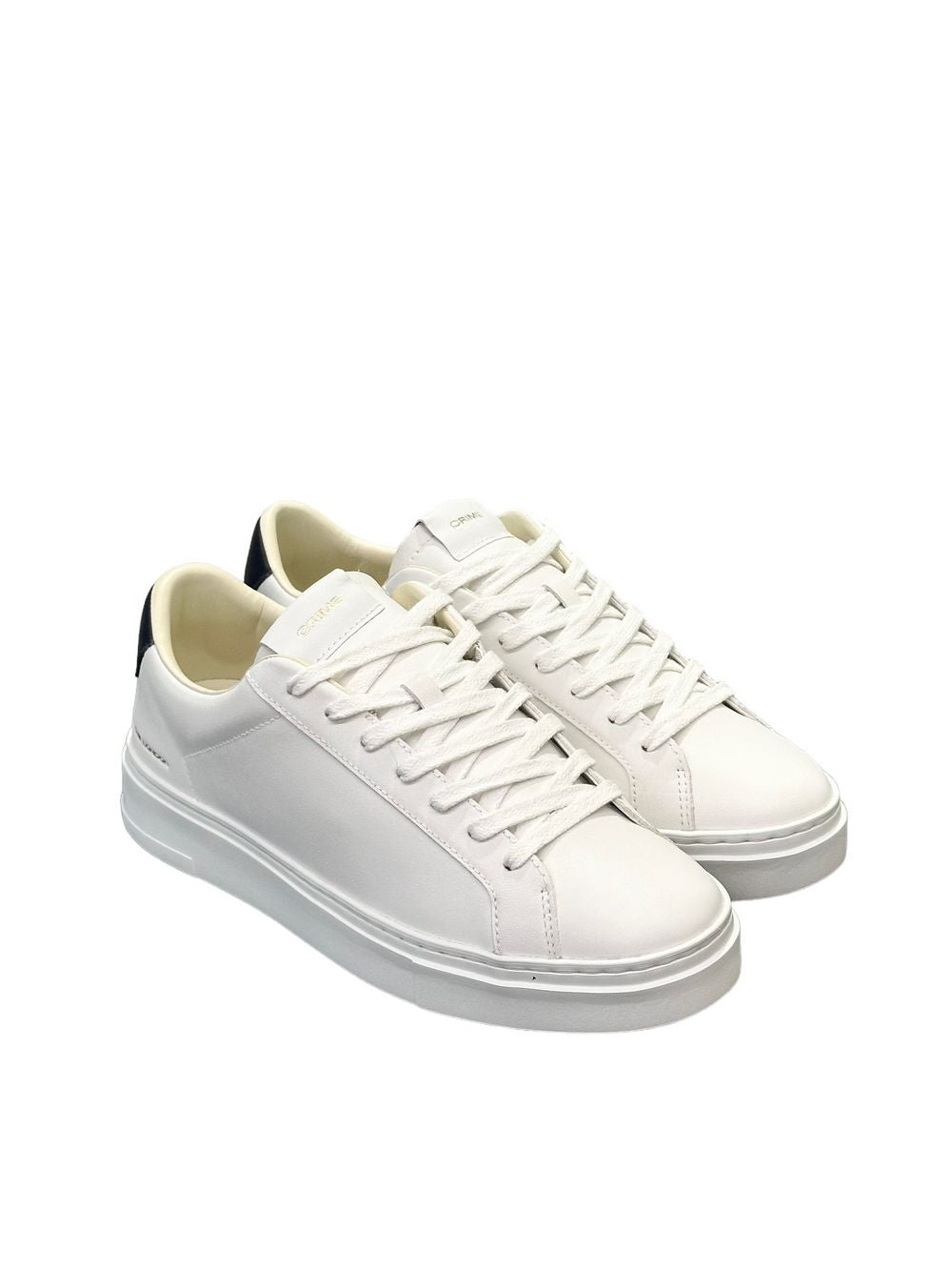 Sneaker uomo extralight bianca blu Crime London 