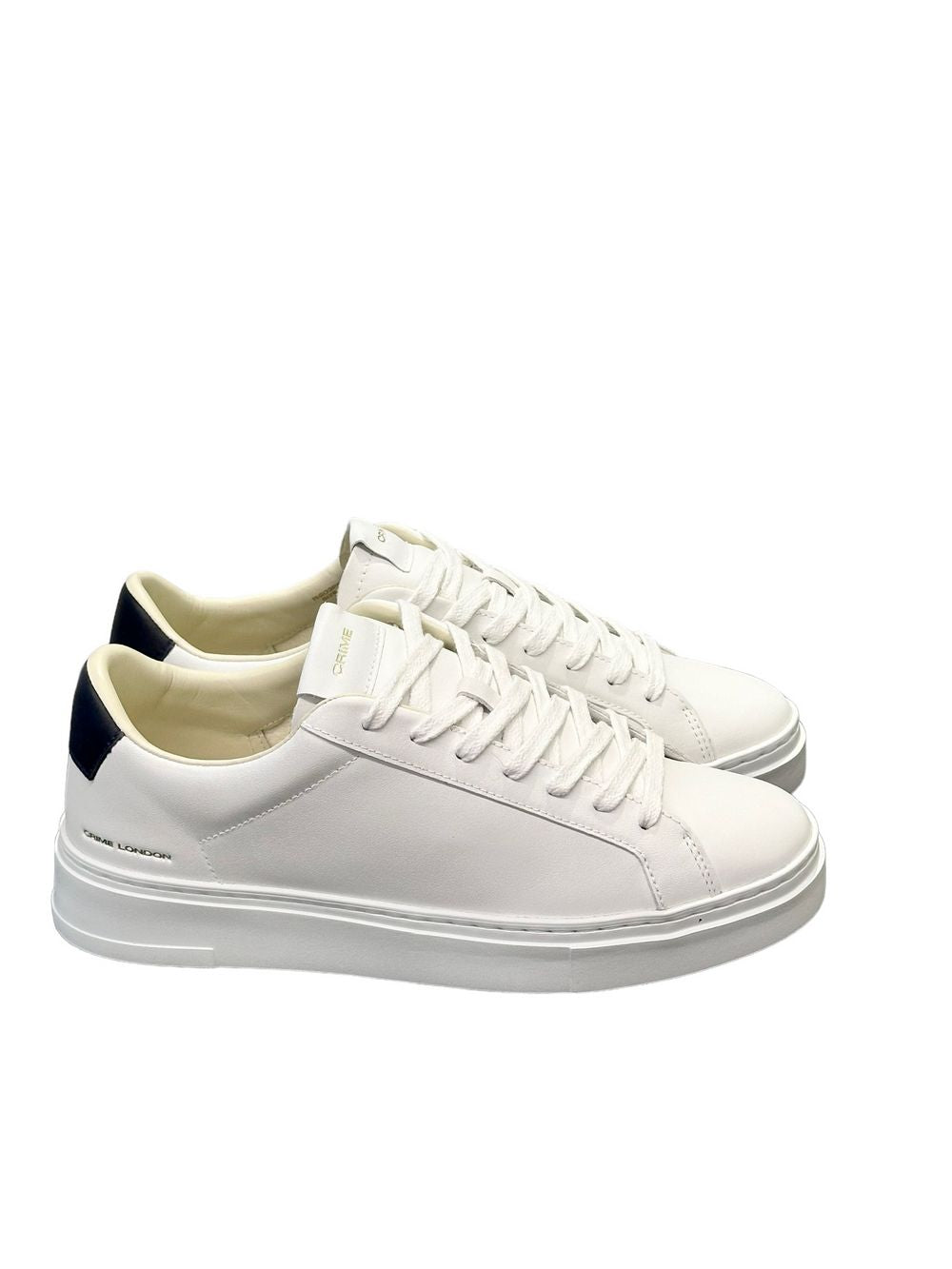 Sneaker uomo extralight bianca blu Crime London 