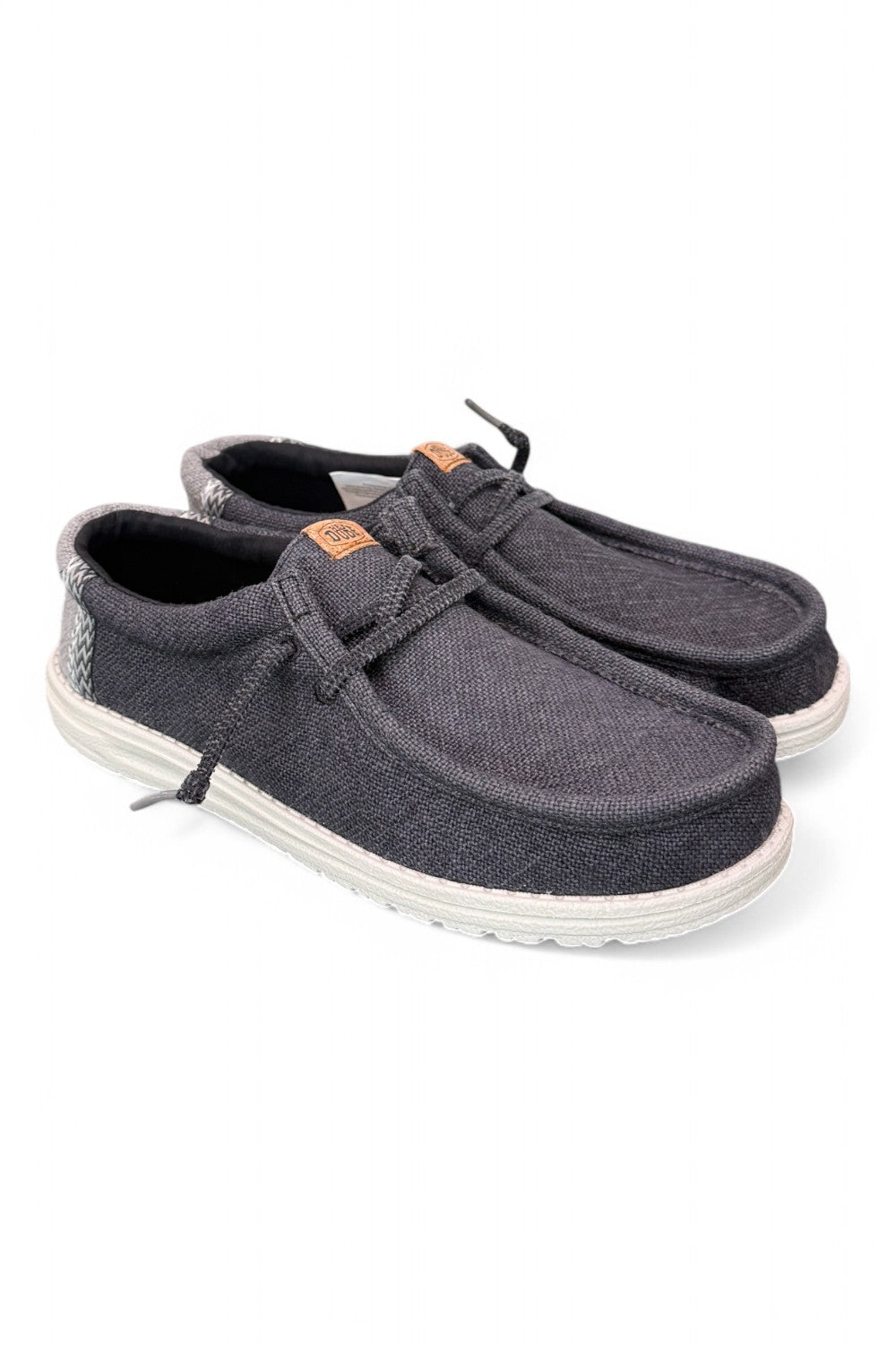 Sneaker uomo wally Juta grey black Hey Dude<BR/> 