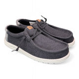Sneaker uomo wally Juta grey black Hey Dude<BR/> 