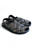 Sandalo flat intrecci nero Patrizia Bonfanti