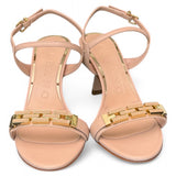 Sandalo Albano nude accessorio tacco 7 