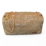 Pochette strass crystal oro Albano 