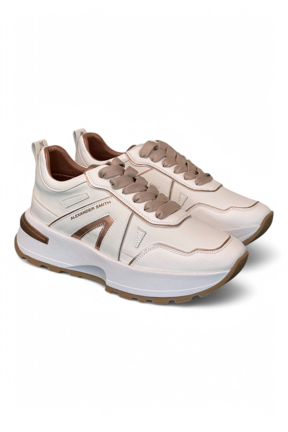 Sneaker donna Liverpool white copper Alexander Smith<BR/> 