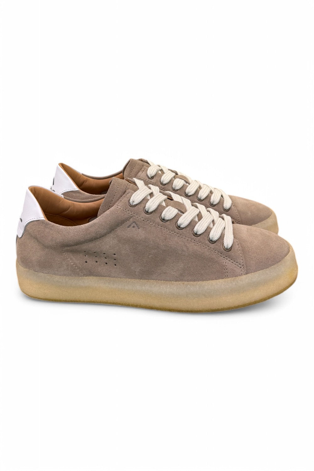 Sneaker camoscio taupe fondo para Ambitious<BR/> 