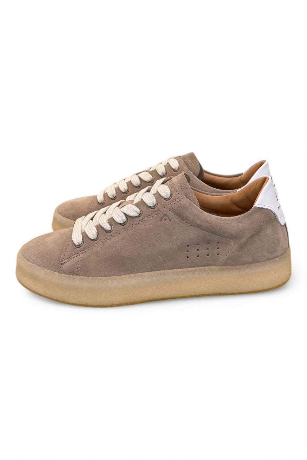 Sneaker camoscio taupe fondo para Ambitious<BR/> 