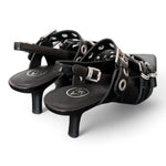 Slingback Ash Babel fibbie pelle nera 