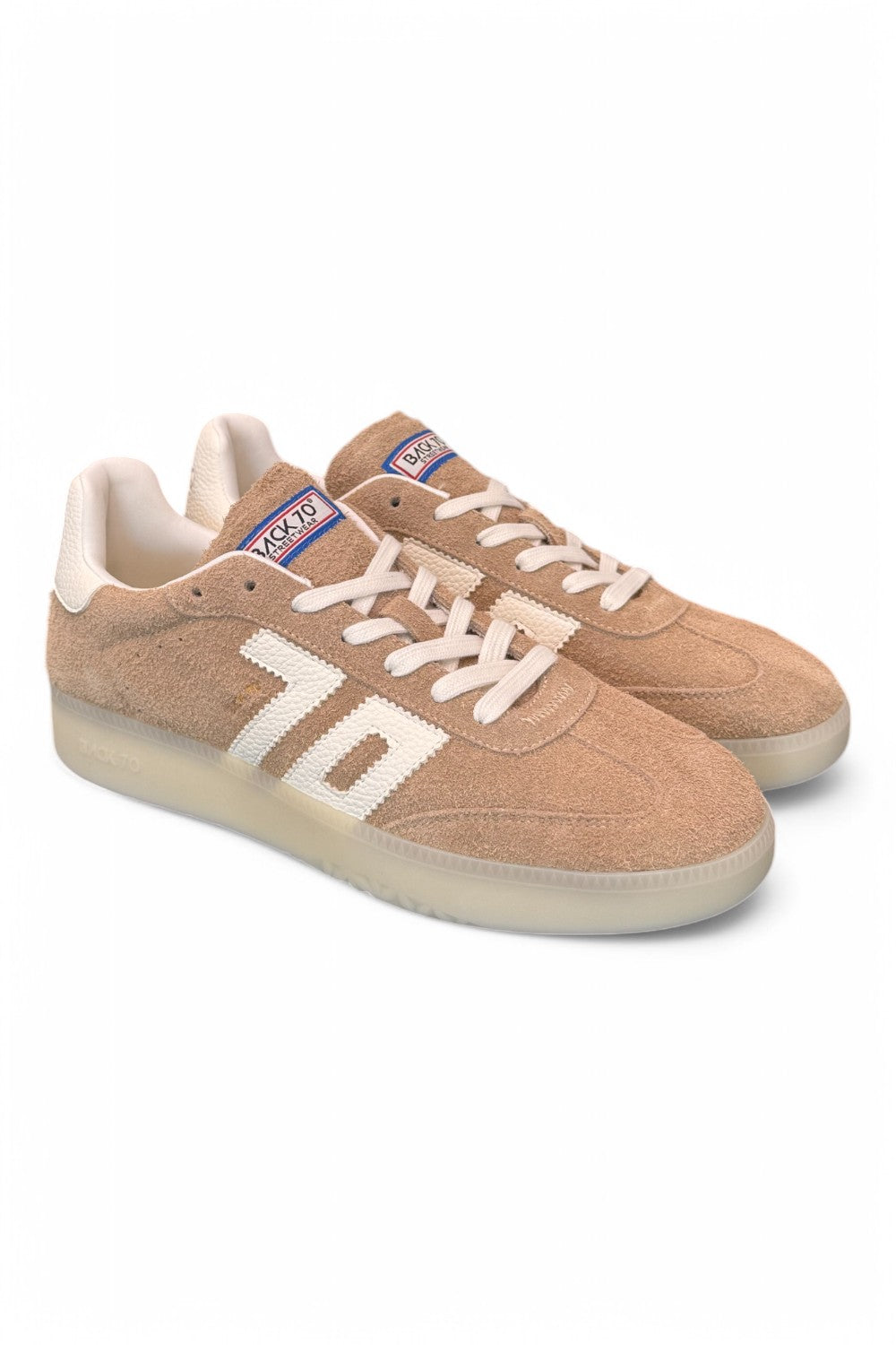 Sneaker uomo Boston beige Back 70<BR/> 