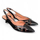 Slingback Bibi Lou incroci naplak nero tacco 