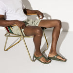Ciabatta infradito Gizeh verde Eva Birkenstock uomo 1019143 
