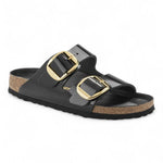 Ciabatta Arizona Big Buckle Shine Black Birkenstock 1021476 
