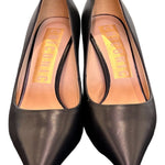 Decolté pelle nera tacco 70 Chiconic<BR/> 