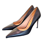 Decolté pelle nera tacco 90 Chiconic<BR/> 
