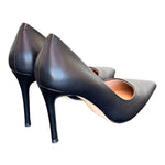 Decolté pelle nera tacco 90 Chiconic<BR/> 